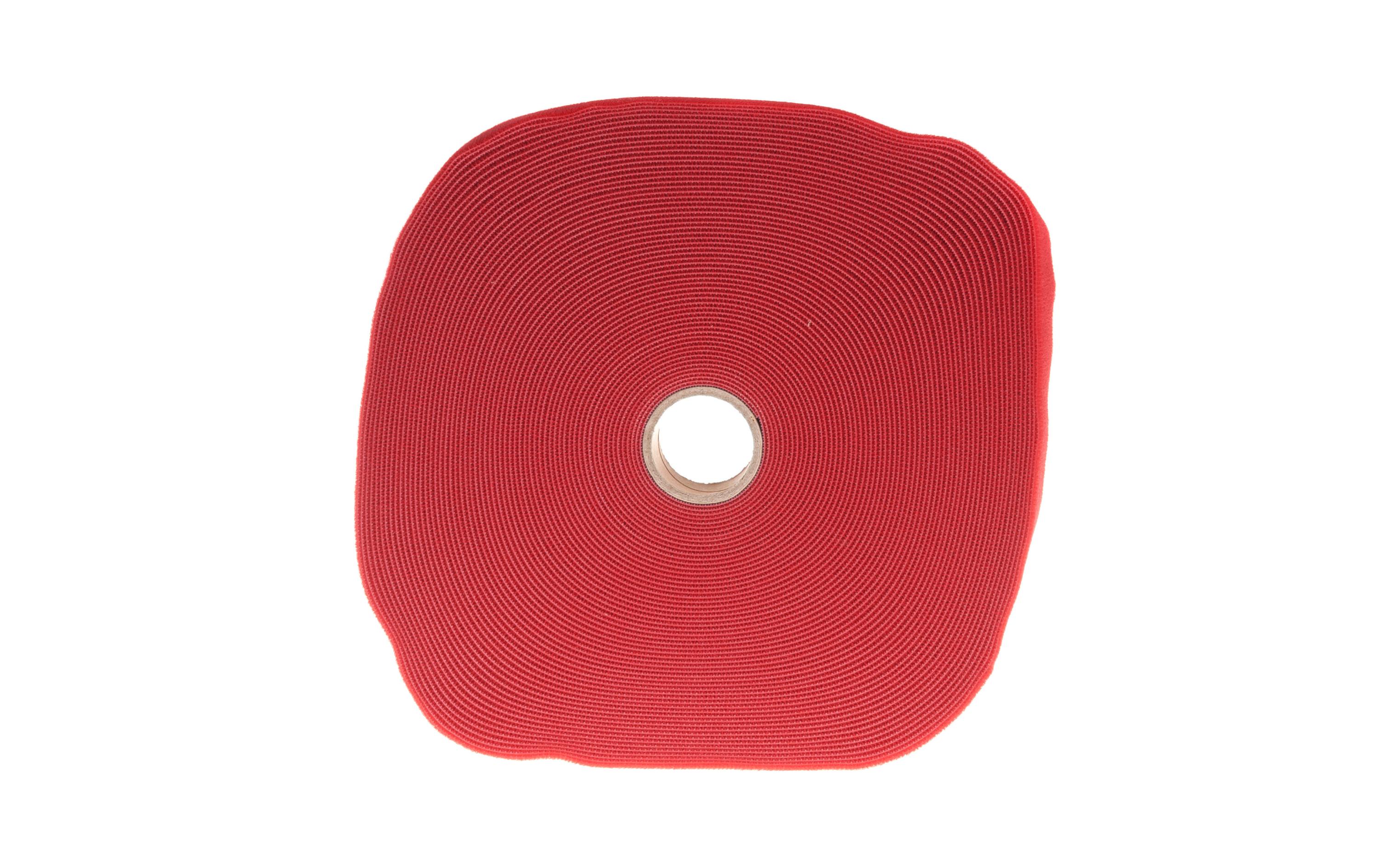 Klettband-Rolle ETN Fast Strap 30 mm x 25 m, RotKlett-Kabelbinder, 30 mm x 25 m, rot