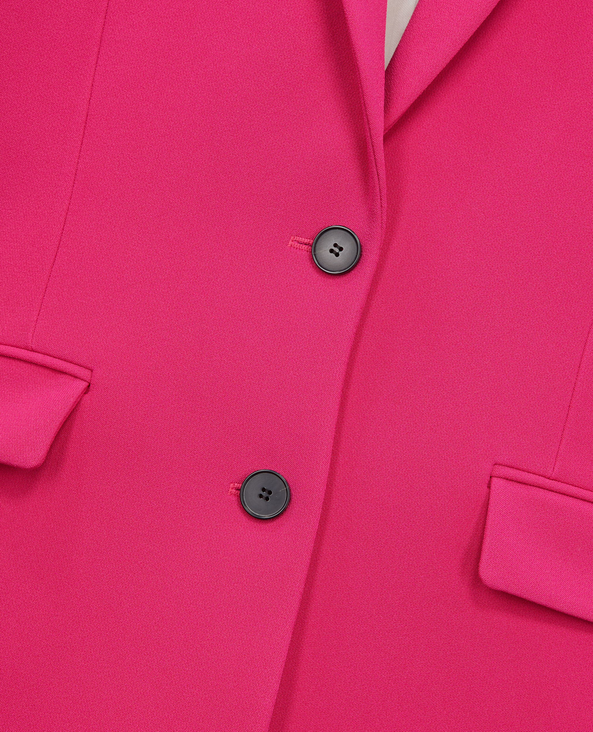 Veste tailleur rose en crêpe