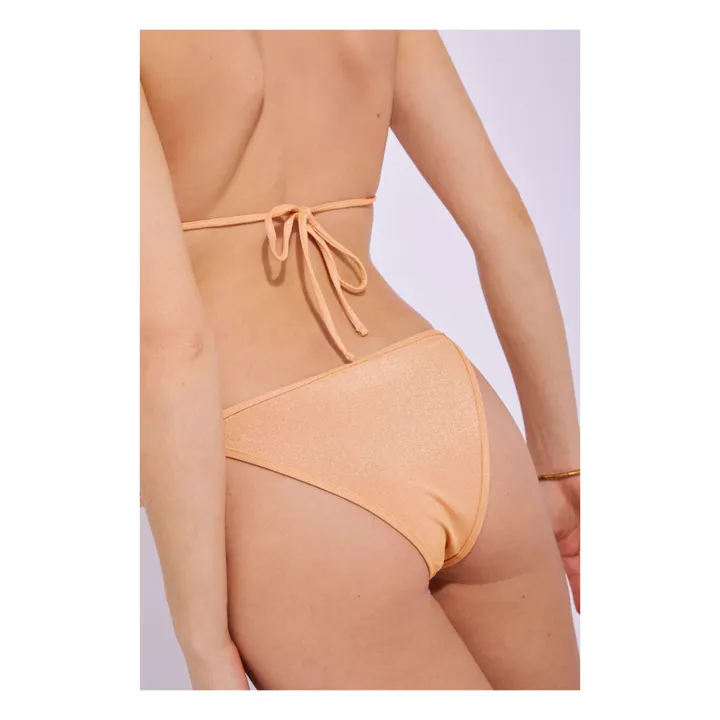 Albertine Bas de Maillot Richie Shiny | Rose pêche