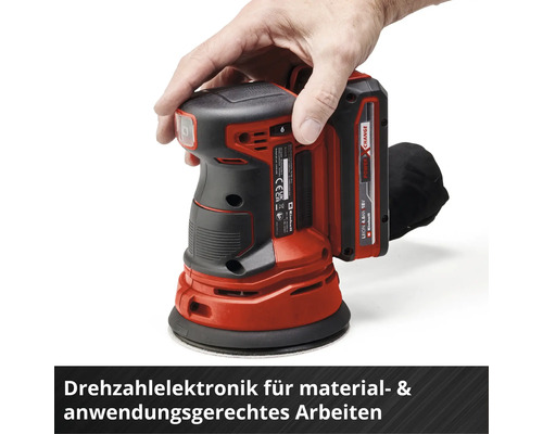 Einhell Power X-Change TE-RS 18 Li accu excenterschuurmachine, zonder accu en lader