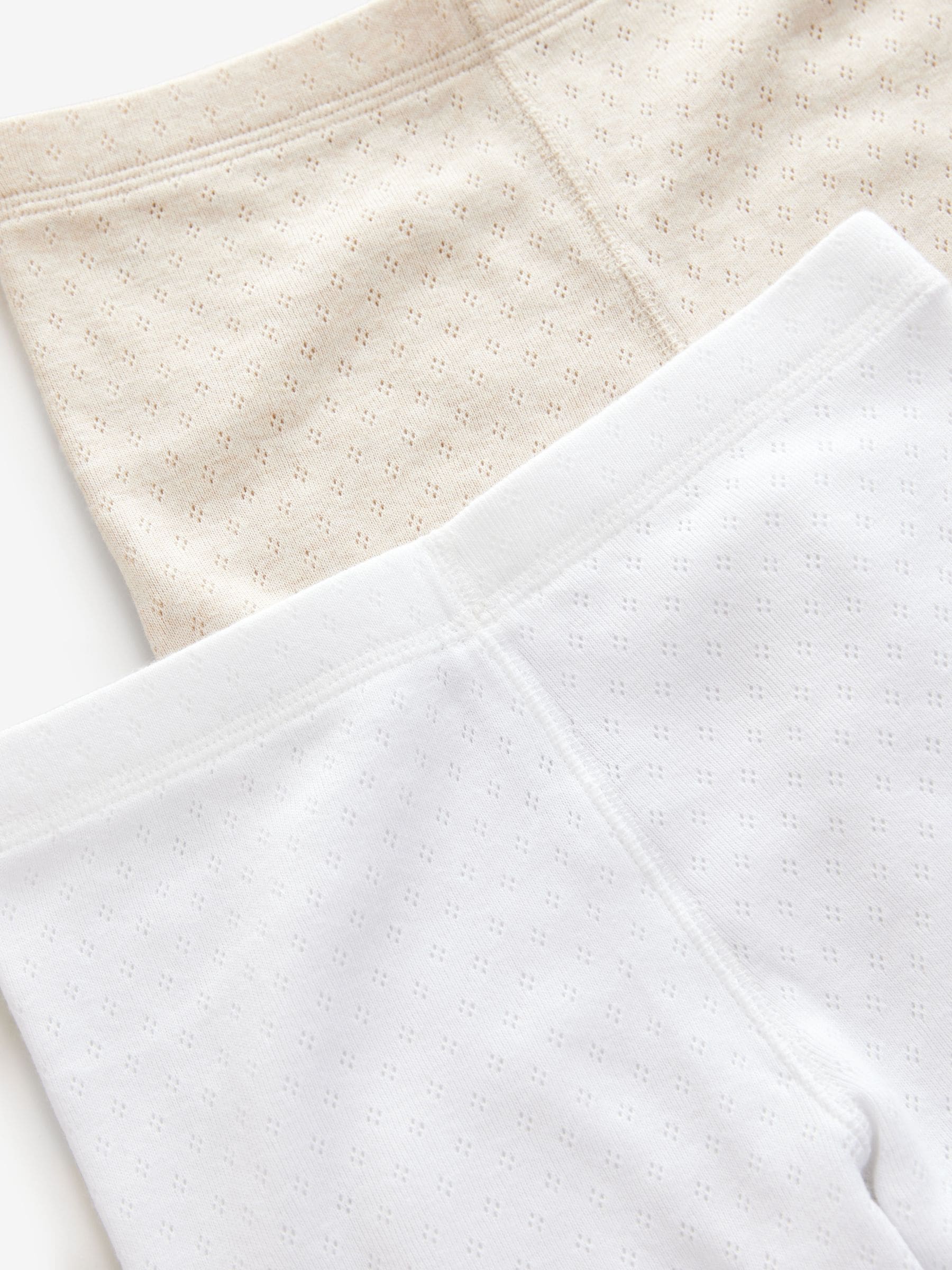 Beigebruin/wit - Thermische leggings (2-16jaar)