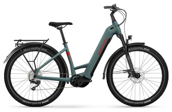 Vélo de Ville Électrique Winora Yucatan X12 Lowstep Shimano Deore 12V 27.5'' 720 Wh Gris 2023