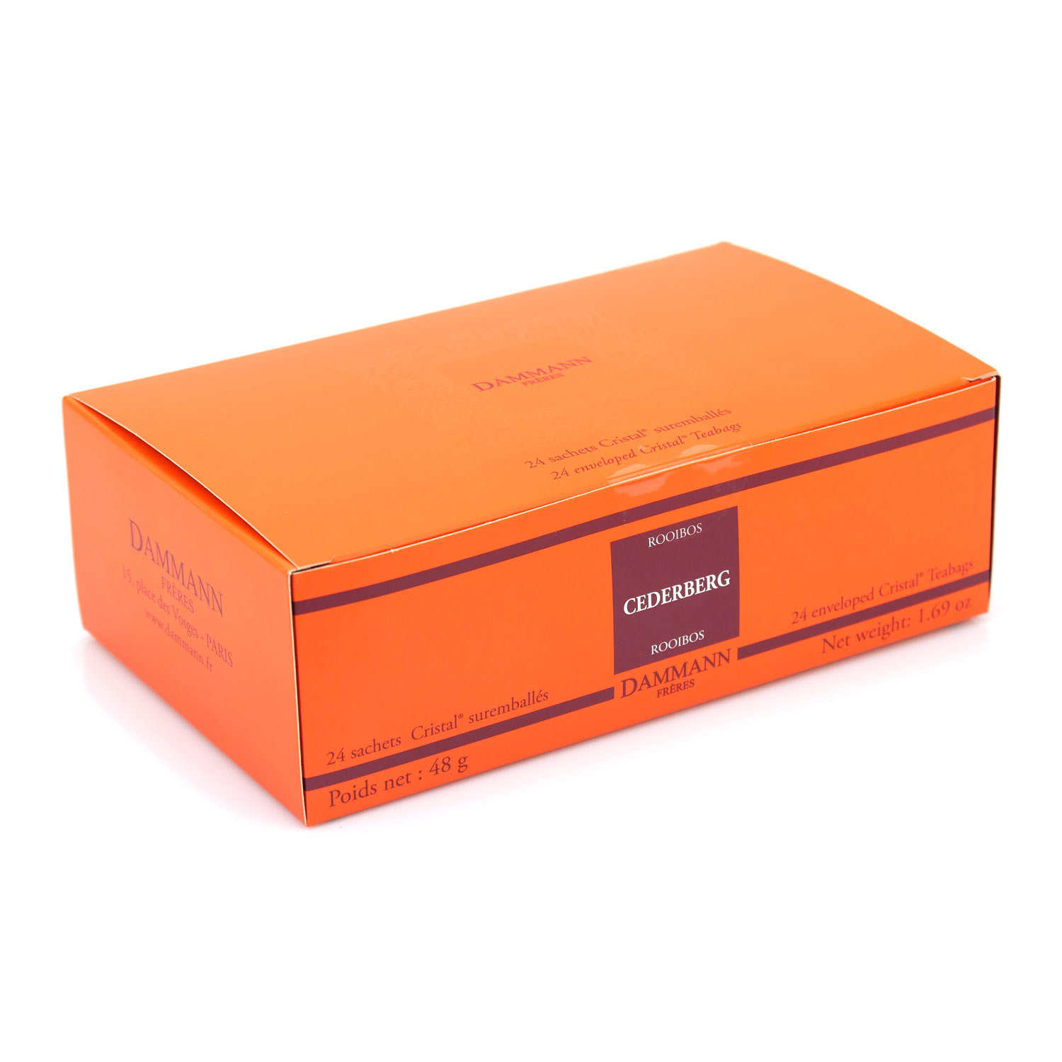 Rooibos Cederberg en sachets cristal - Dammann Frères