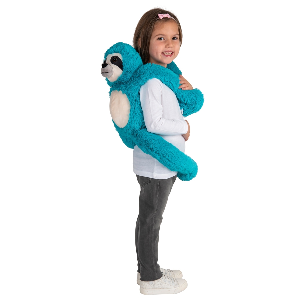 Freches Faultier, türkis, 75 cm, Plüschtier