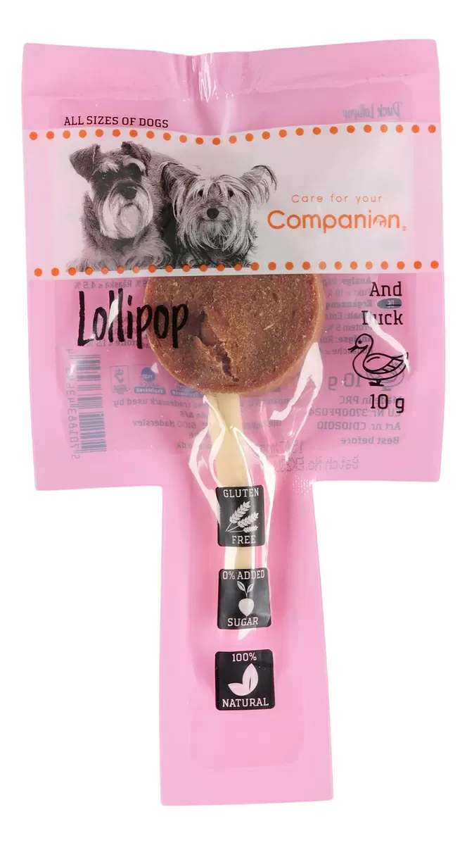 Companion Duck Lollipop - 10g - 1 stk