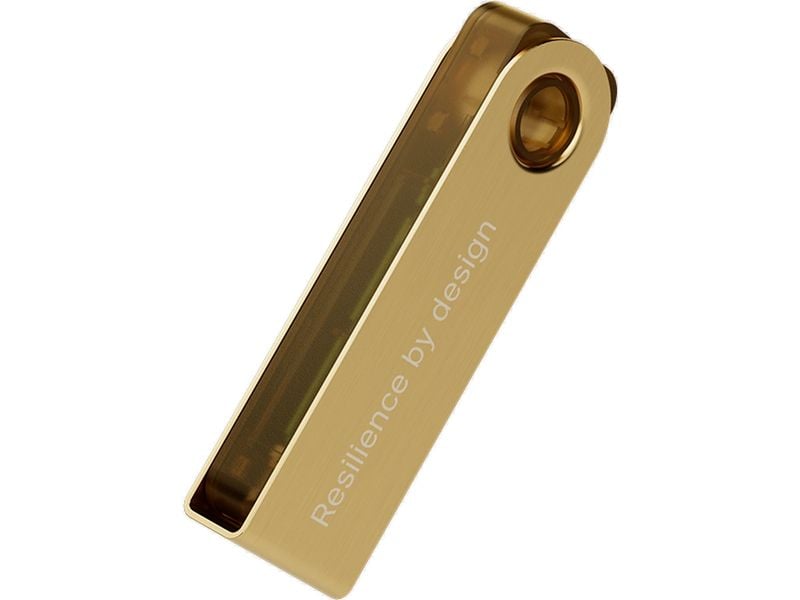 Ledger Nano S Plus Gold Crypto-Hardware-Wallet zum Kaufen, Verwalten und Vermehren digitaler Vermögenswerte