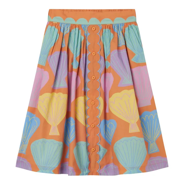 Stella McCartney Kids Jupe Popeline Coquillage | Abricot