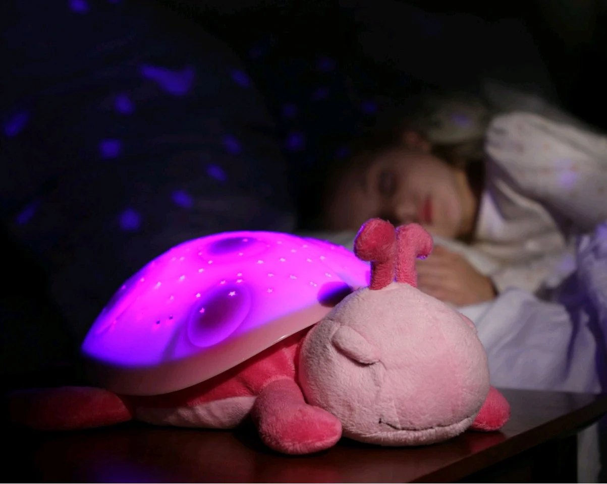 Cloud B - Original Mariehøne Natlampe - Twilight Ladybug, pink
