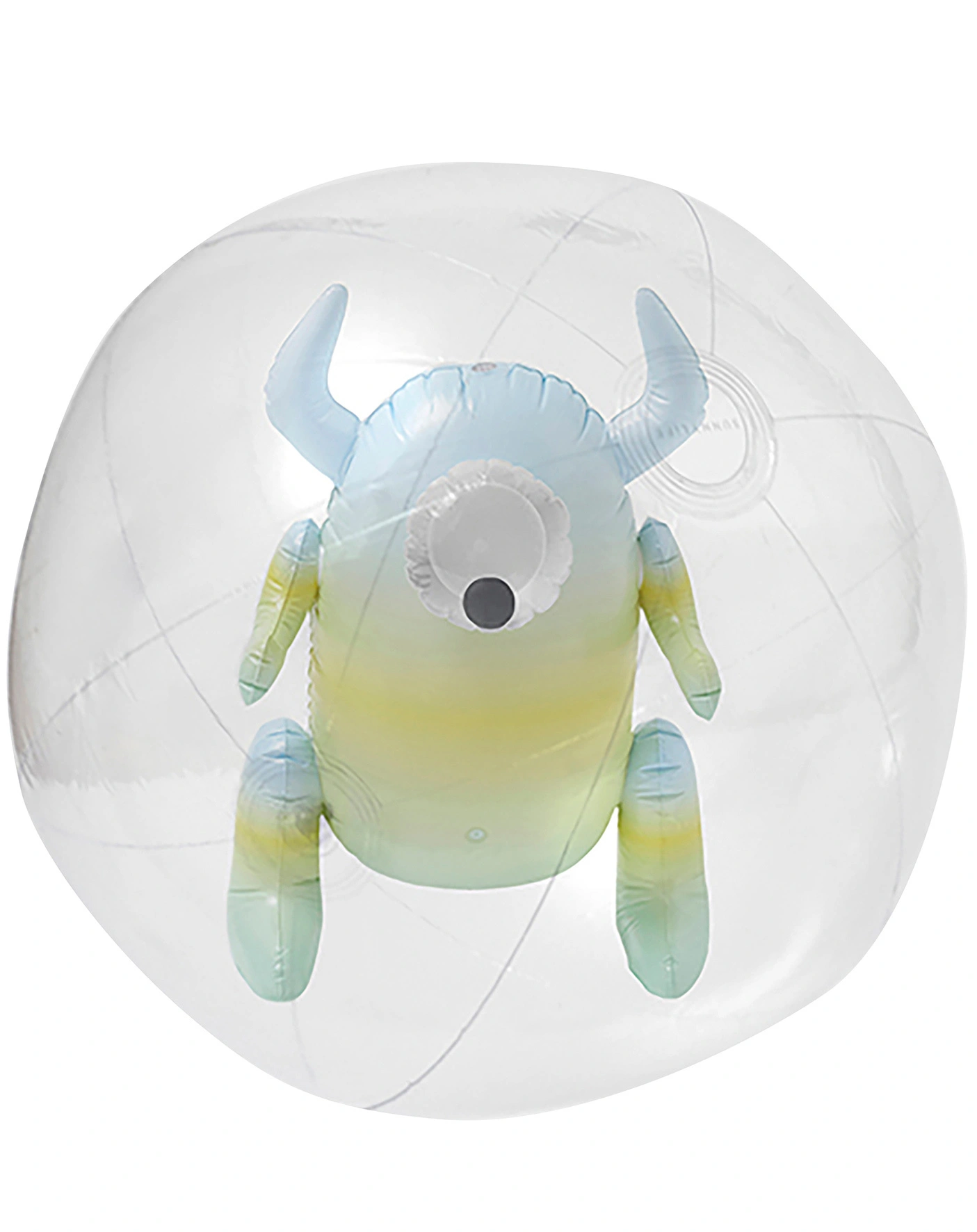 Wasserball MONTY THE MONSTER 3D (Ø32 cm) in hellgrün