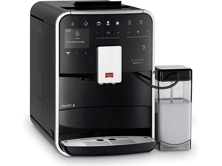 Melitta CAFFEO Barista T Smart F83/0-102 - Automatisk kaffemaskine med mælkeskummer - 15 bar - sort