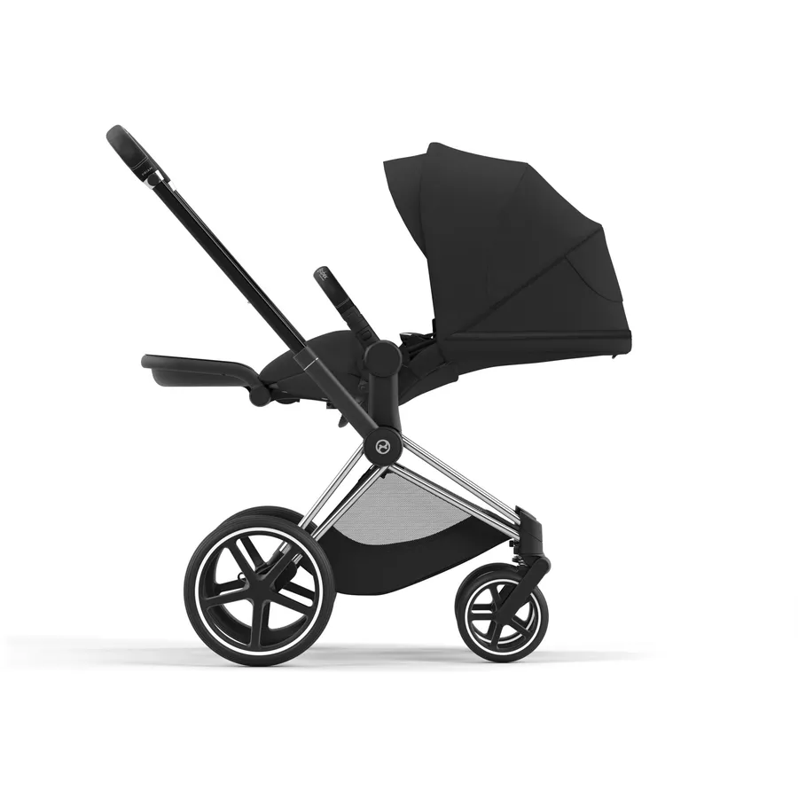cybex PLATINUM Kombikinderwagen New Priam Chrome Black Sepia Black