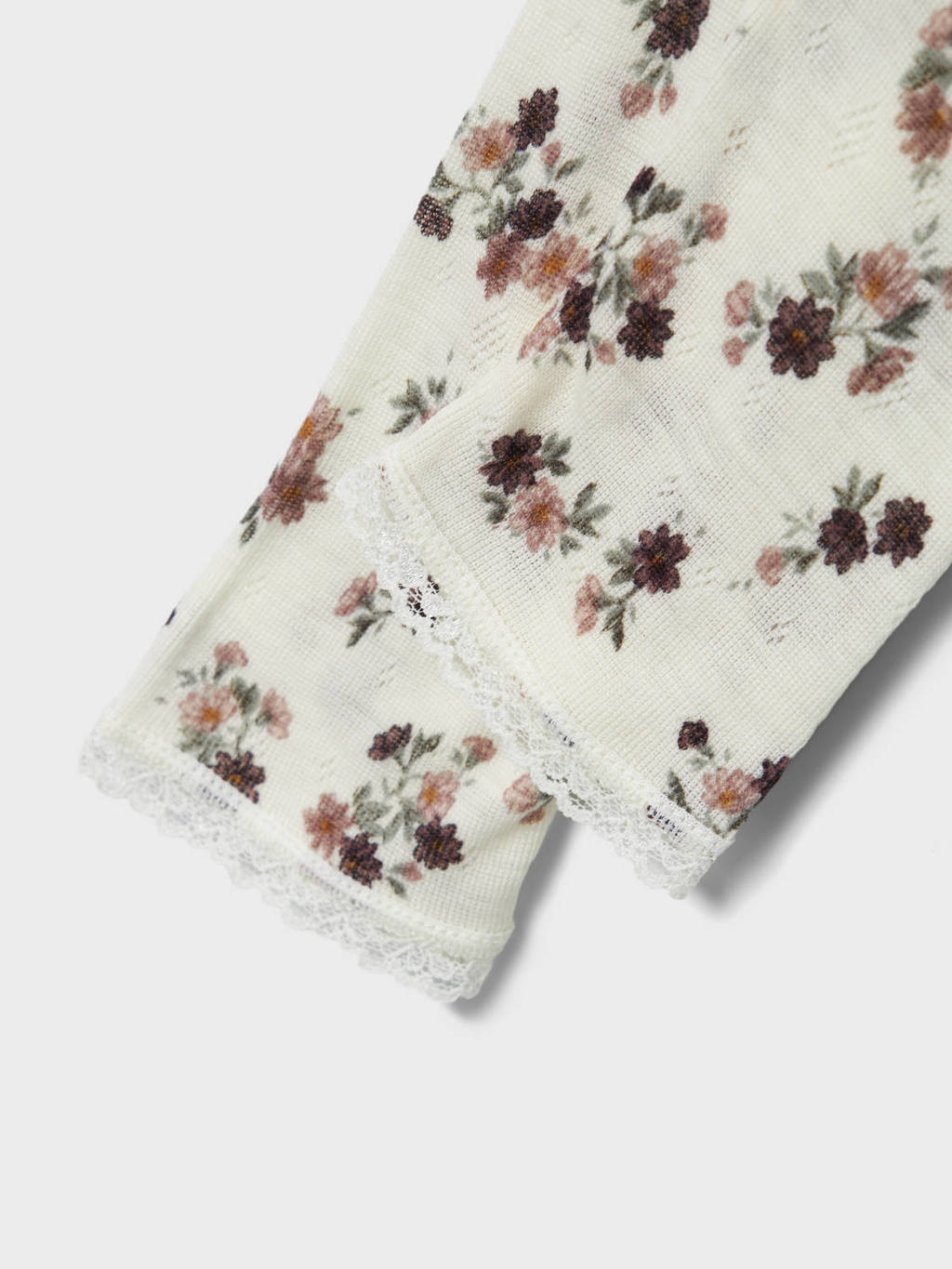 NAME IT wollen baby legging NBFWANG offwhite/oudroze