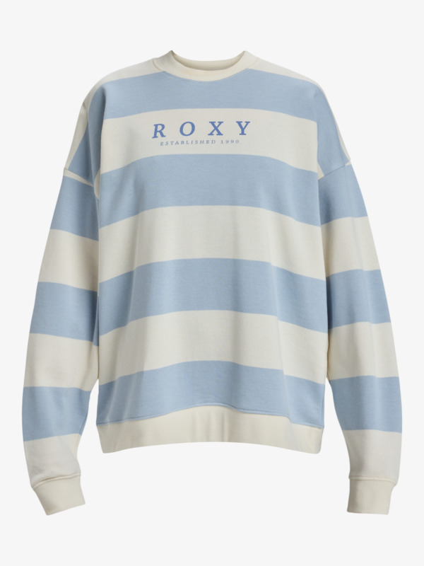 Strictly Stripes Sweat à col rond Bleu Femme