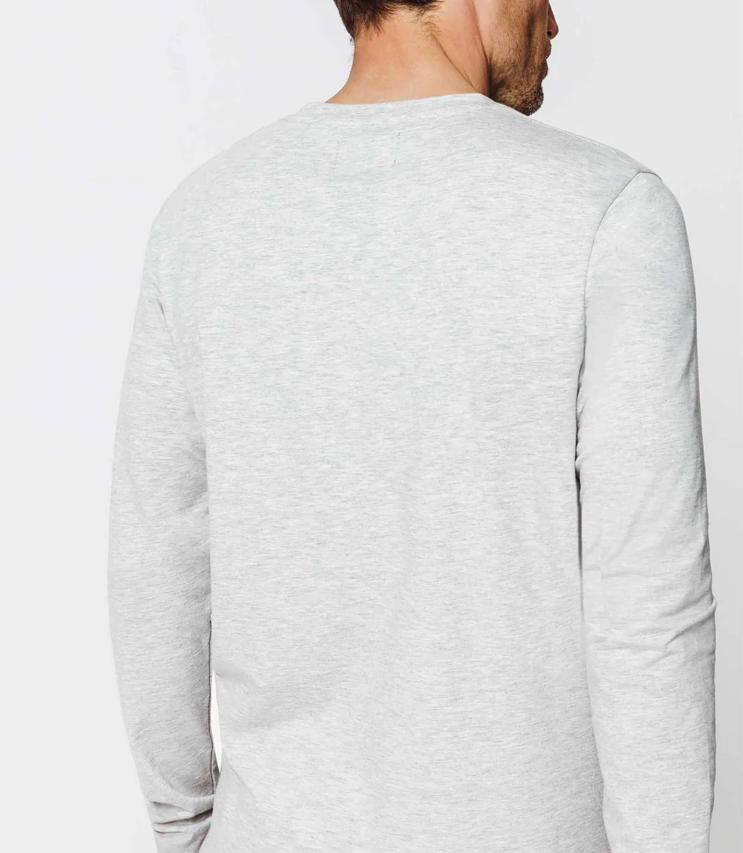 T-shirt manches longues gris