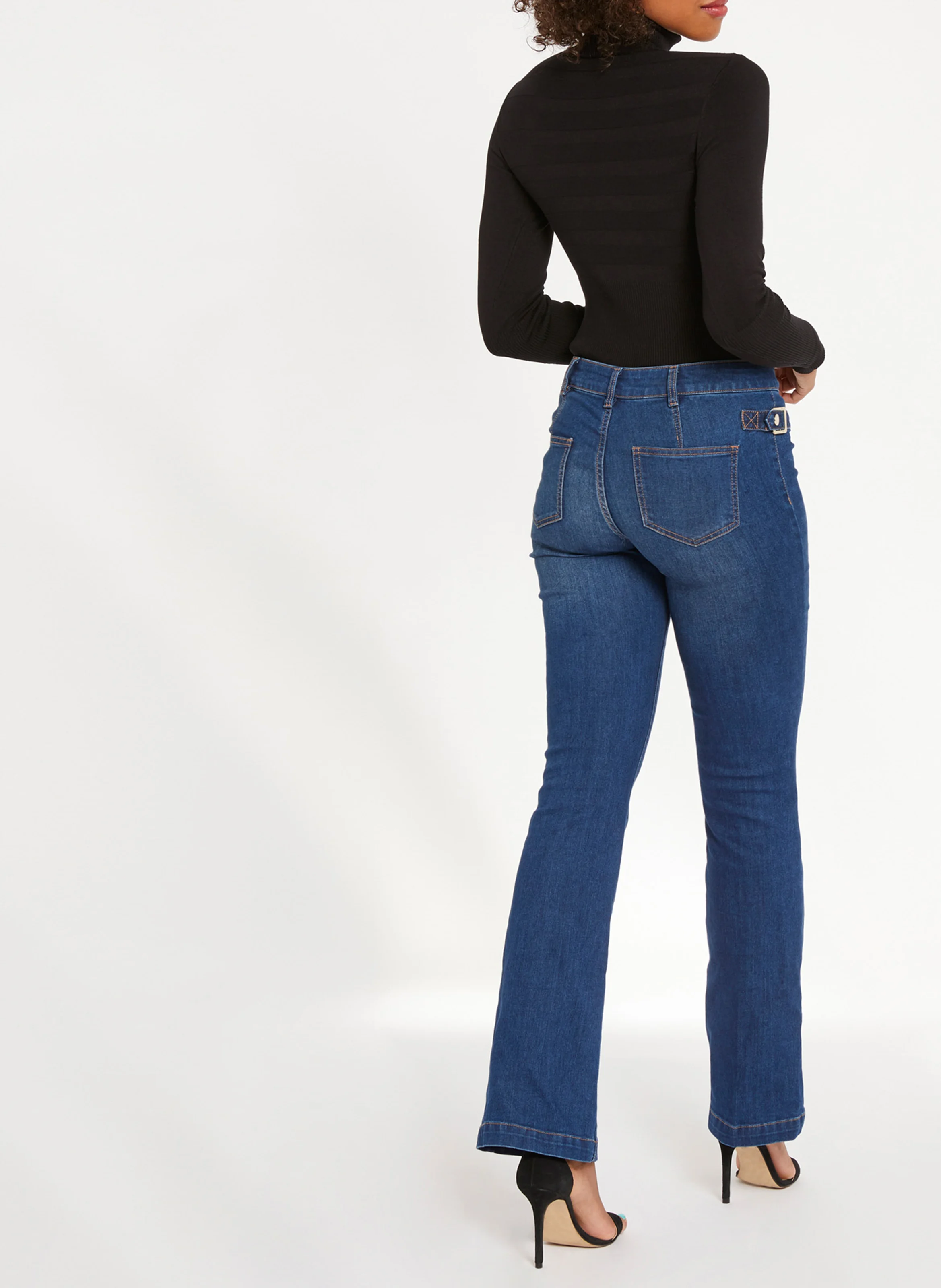 Pull col roulé | Noir