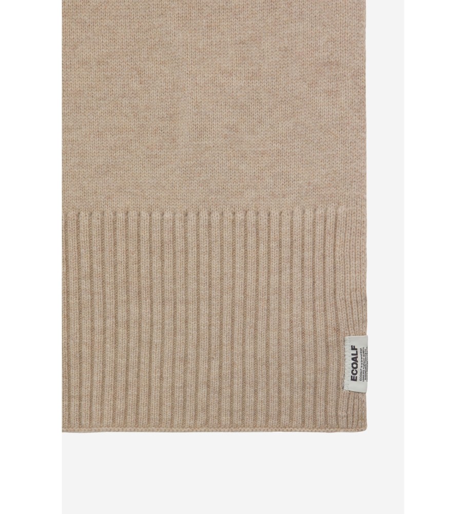 Cachecol de lã reciclada ECOALF Woolalf bege
