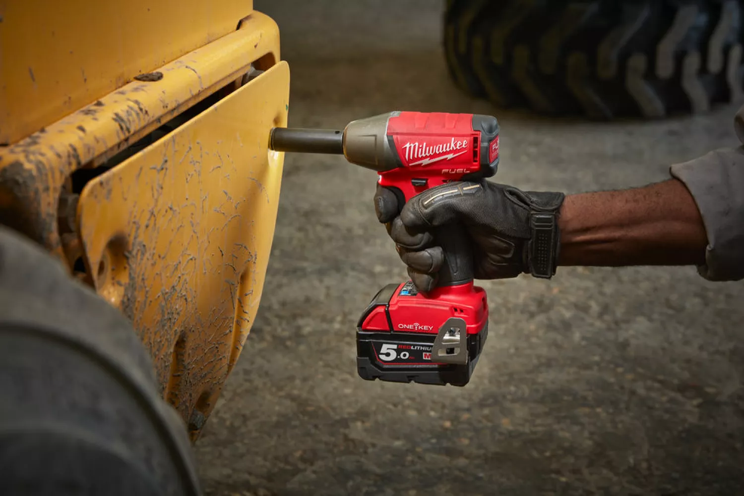 Milwaukee M18 ONEIWF12-502X 18V Li-Ion Accu slagmoersleutel ONE-KEY set (2x 5.0Ah accu) in HD BOX - 300Nm - 1/2