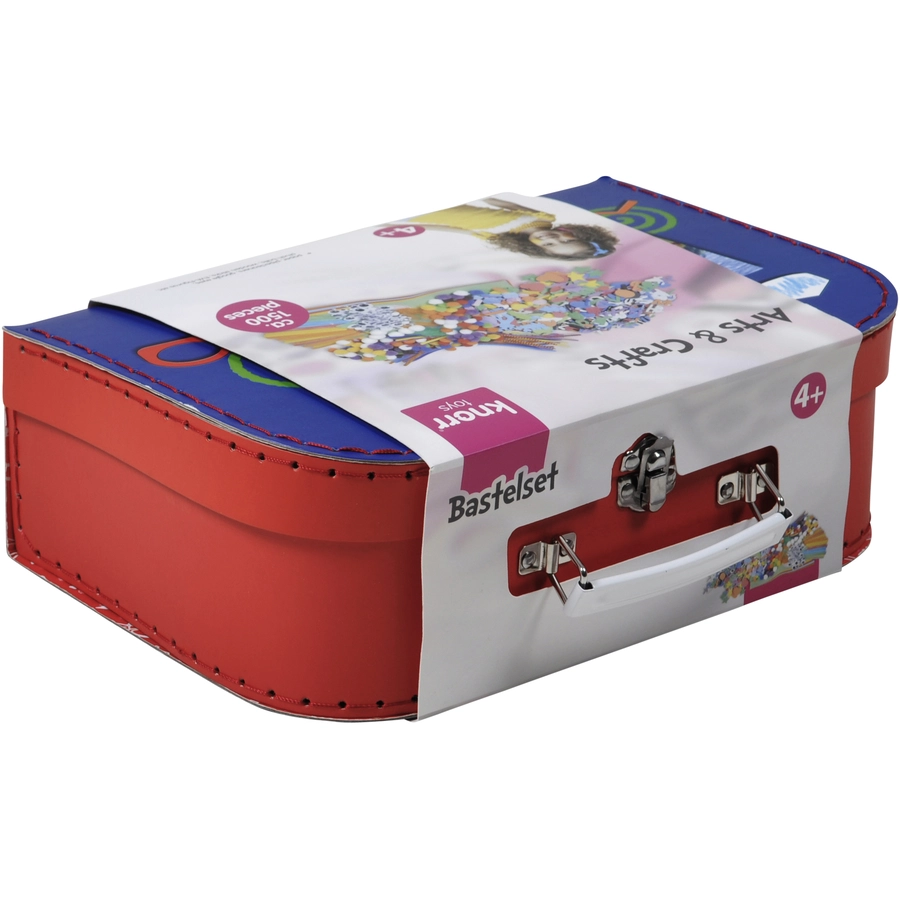 knorr toys® Bastelkoffer Creative case1500-tlg. blau