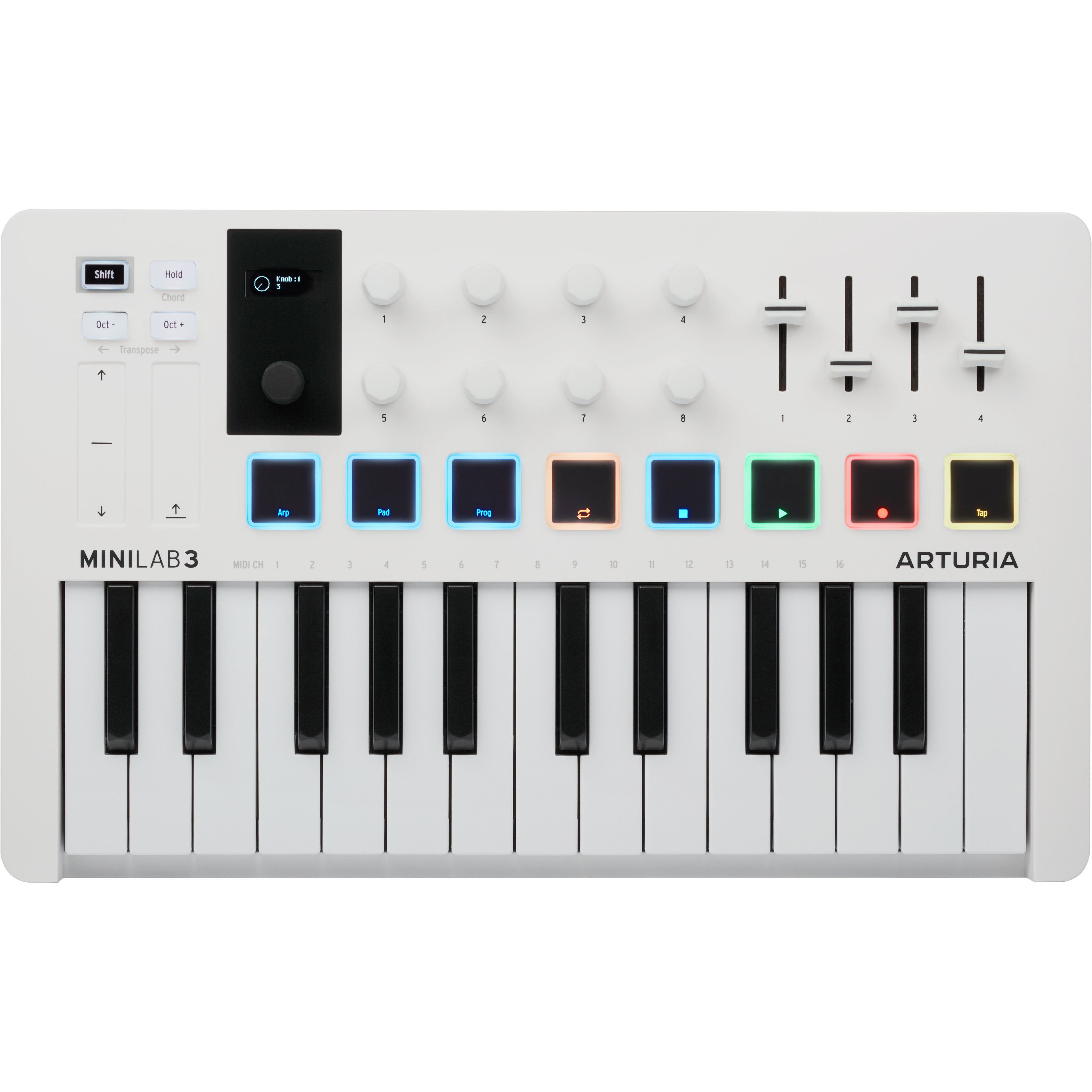 Arturia MiniLab 3 White USB/MIDI keyboard