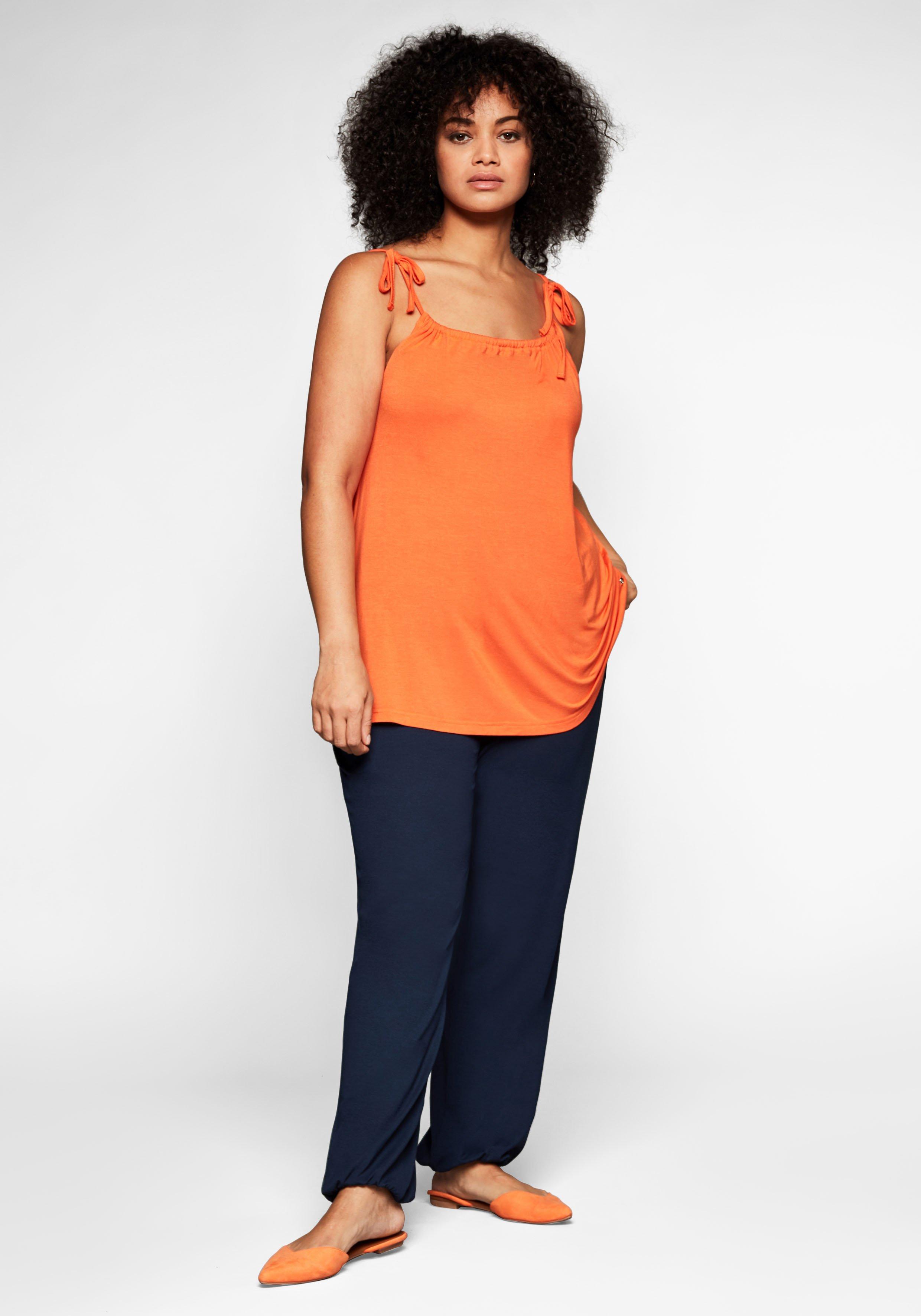 Jerseyhose mit breitem Smokbund