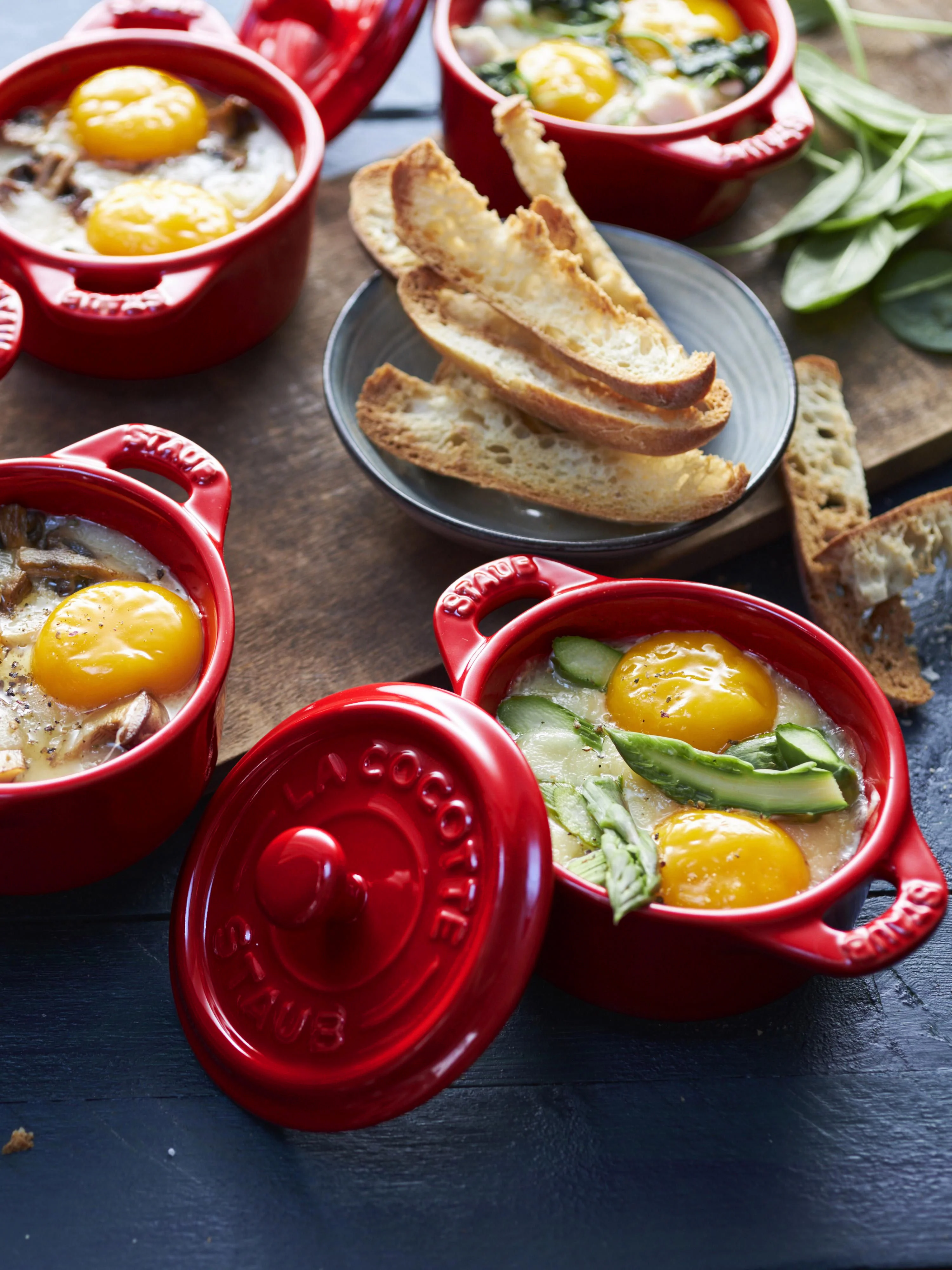 Potjes Mini Cocotte, 4-delig