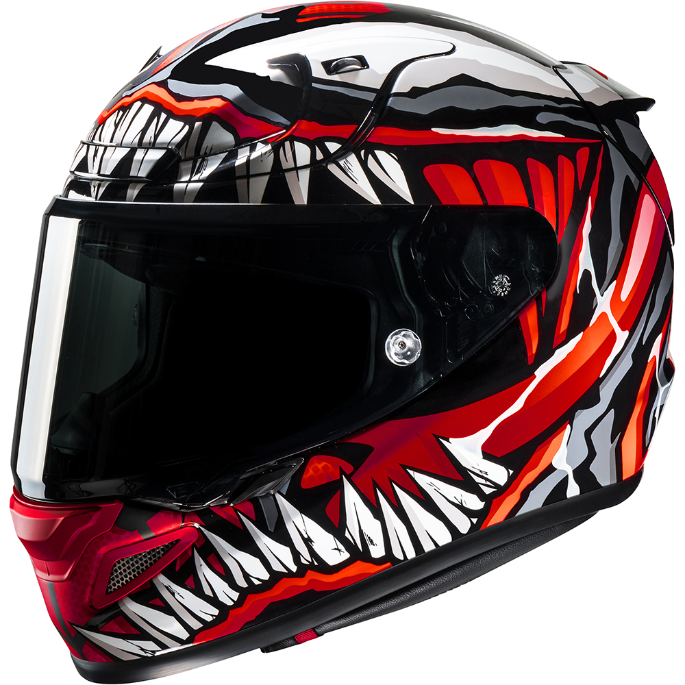 HJC - Casque RPHA 12 Maximized Venom MC1SF / Rouge / Blanc / Noir / Mat