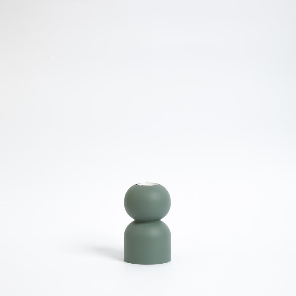 LEMON LILY Candleholder 3-in-1 low - Green