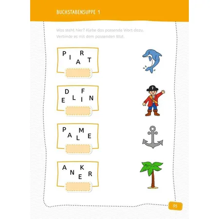 Ravensburger Mein Stickerrätselblock: Buchstaben und Lesen