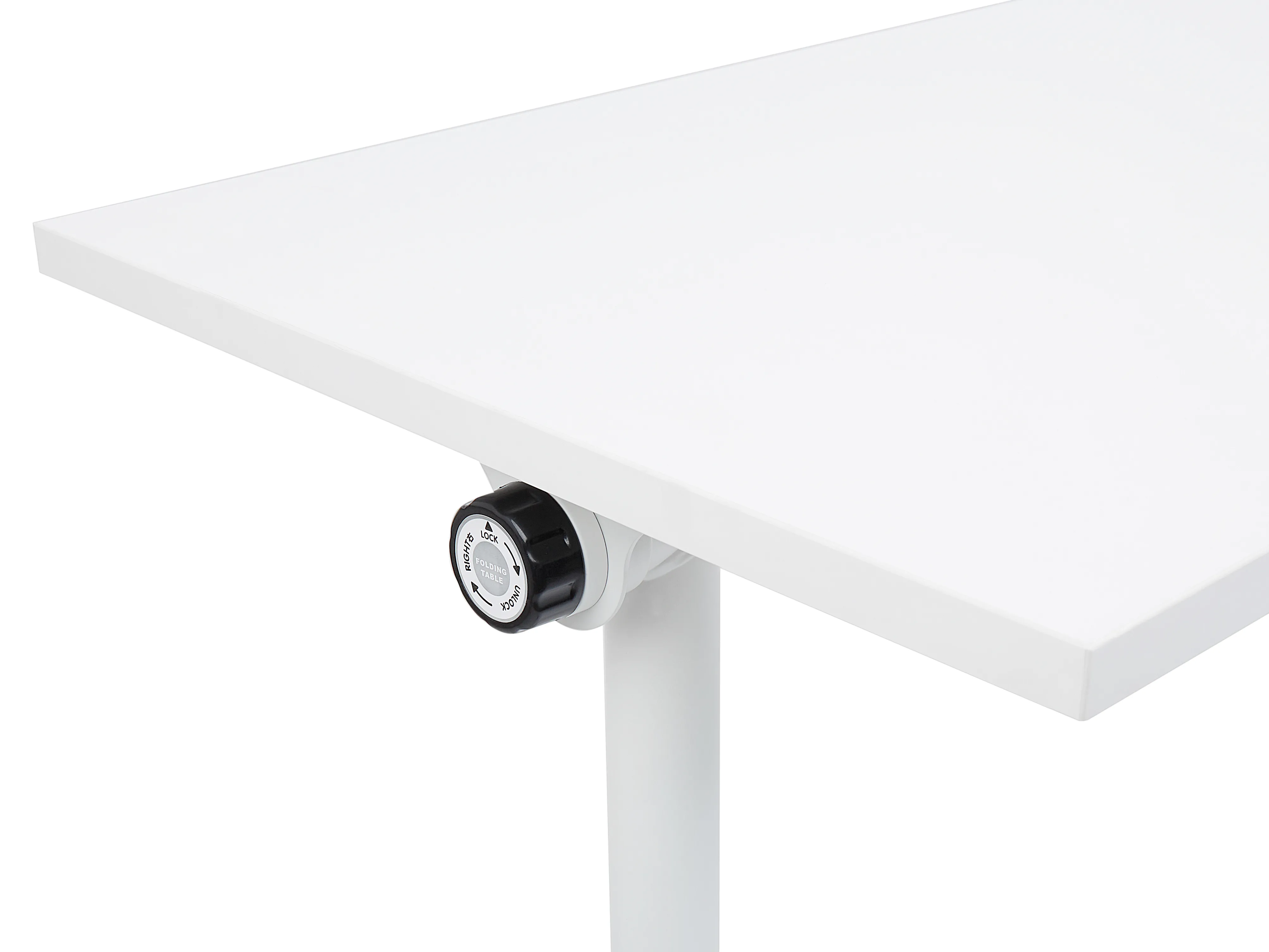 Inklapbaar bureau CAVI Wit 180 cm 60 cm met wielen