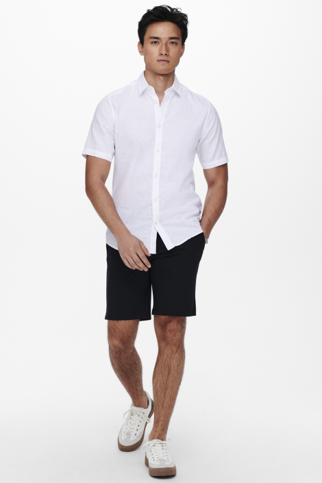 Only & Sons witte heren overhemd