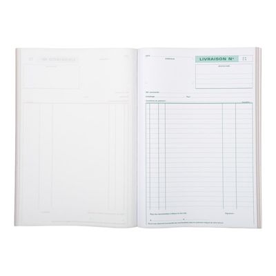 Exacompta - 5 Manifolds Carnets de livraisons - 50 tripli - A4