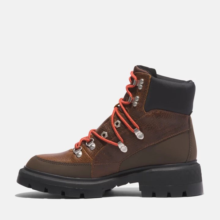 Bota de caminhada impermeável Cortina Valley para mulheres, na cor marrom.