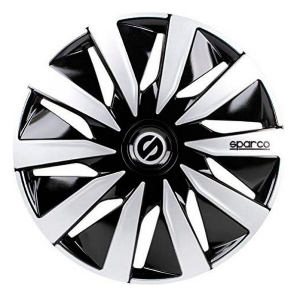 Sparco Tampão Lazio Preto Prateado 15