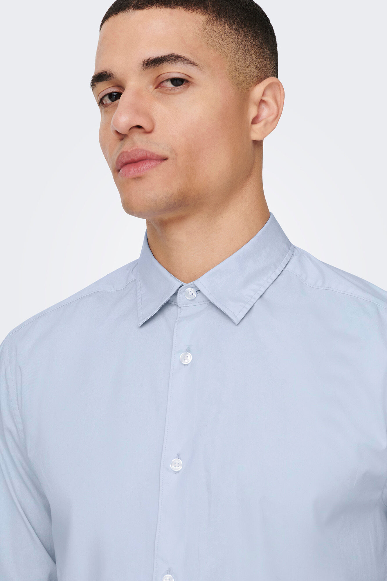 Camisa Oxford de manga comprida