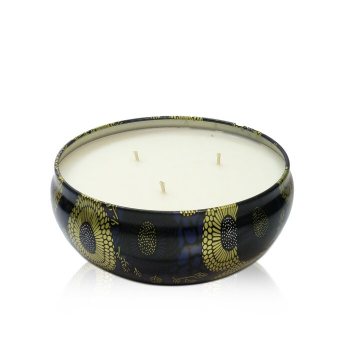 Voluspa 3 Wick Decorative Tin Candle - Moso Bamboo  340g/12oz