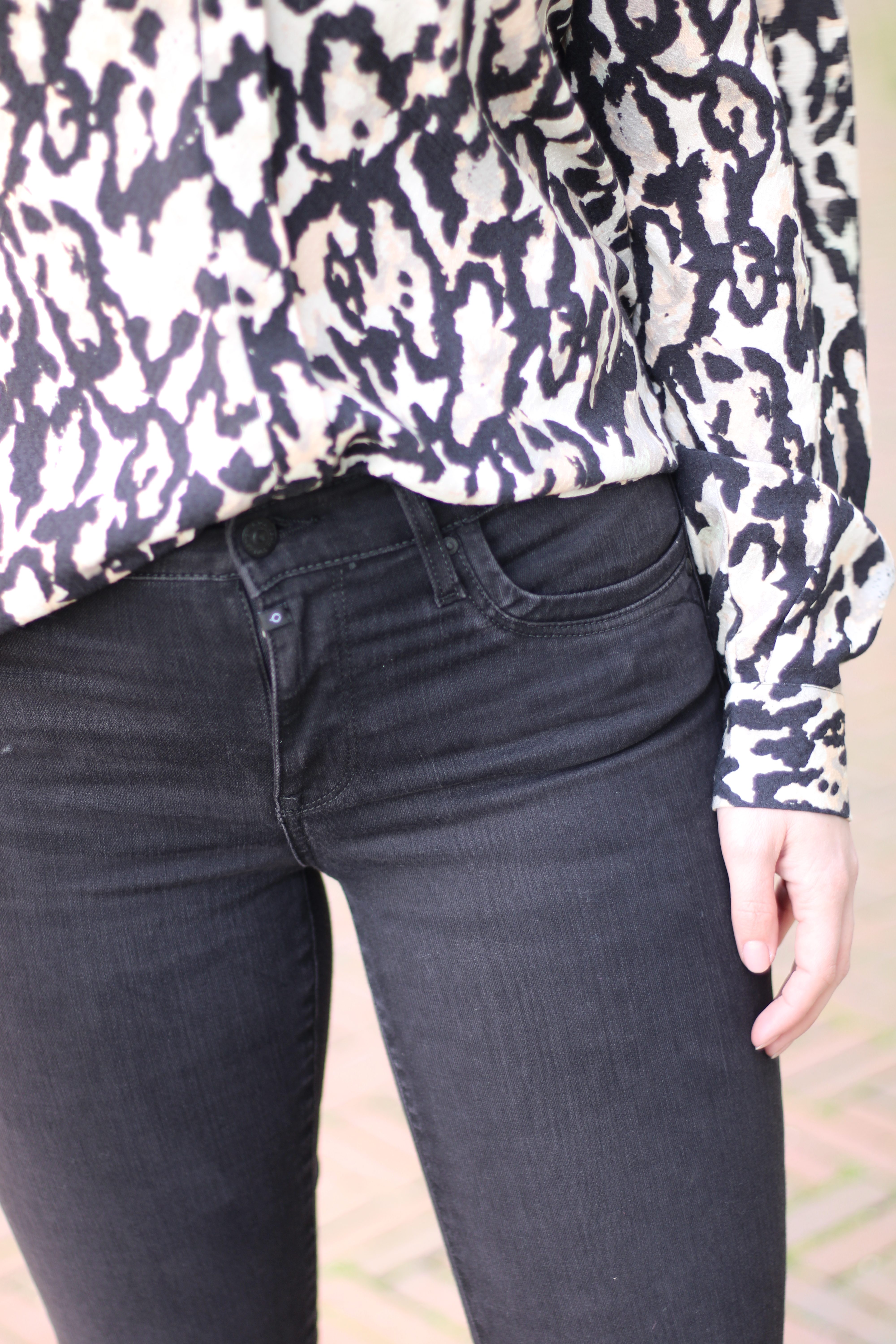 COJ Denim - Hannah Straight Fit - Black Vintage