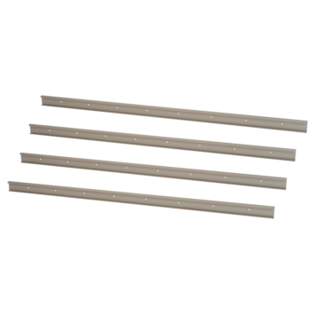 Firststep traprenovatie profielset laminaat RVS 4 stuks