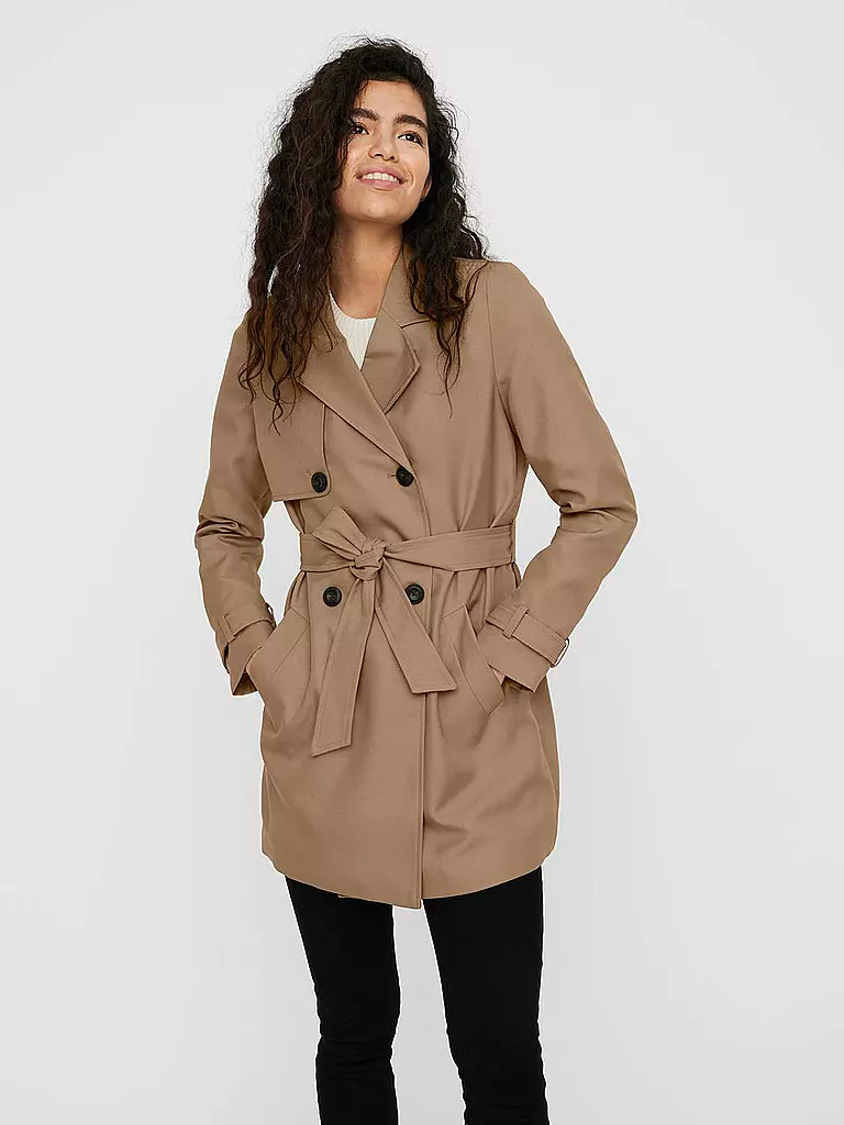VERO MODA Trenchcoat VMCELESTE camel