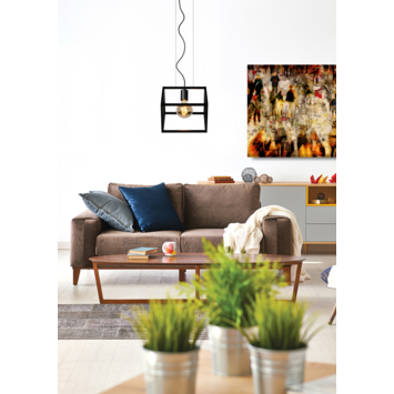 Lucide hanglamp Fabian zwart 20x25 cm (lxb)