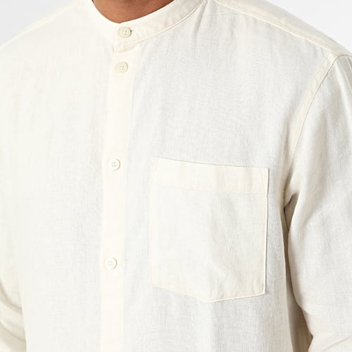 Chemise Manches Longues Allan China Beige