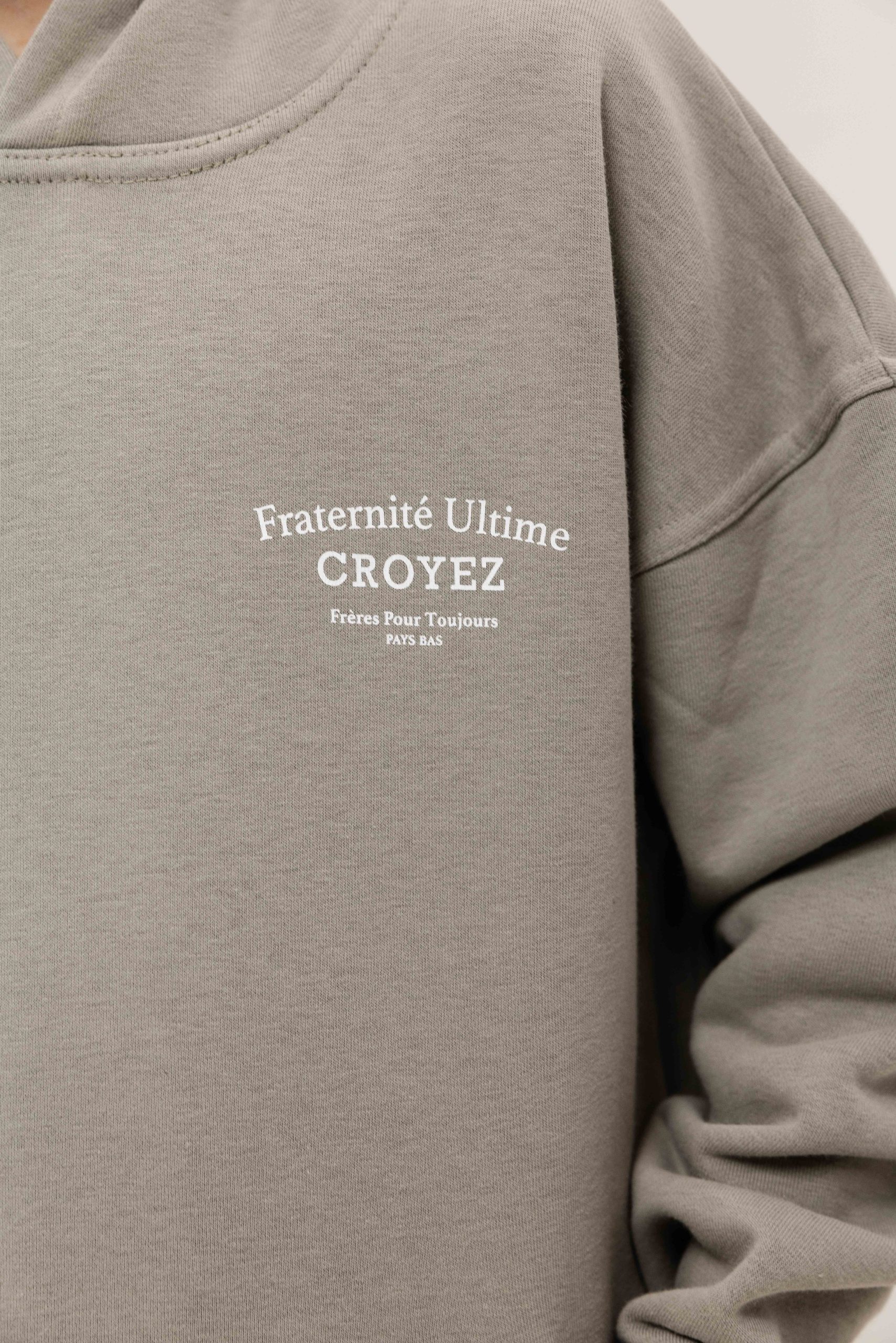Croyez Fraternité Hoodie Kids Grijs