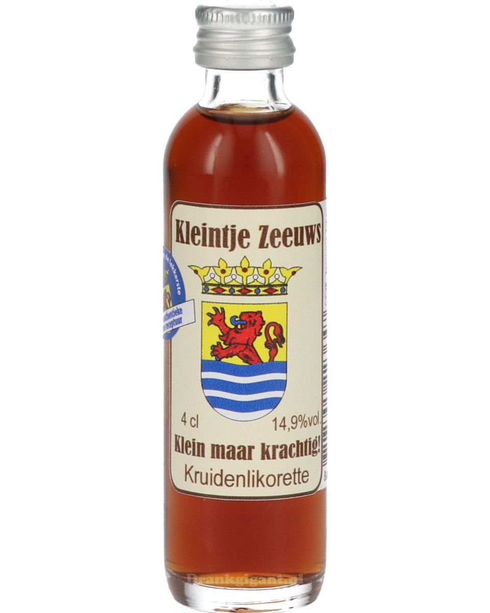 Kleintje Zeeuws Kruiden Likeur Mini 4 cl