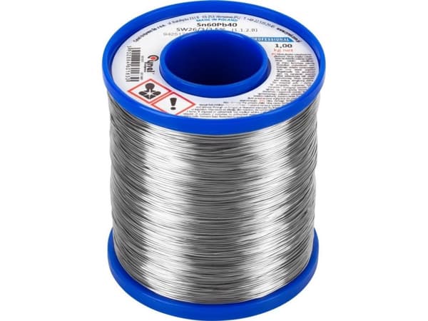 Lodd med fluss CYNEL 0,50mm 1kg Sn60Pb40