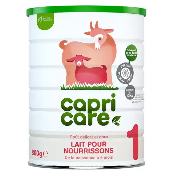 Fórmula Infantil CapriCare à Base de Leite de Cabra, 1ª Etapa, 800g