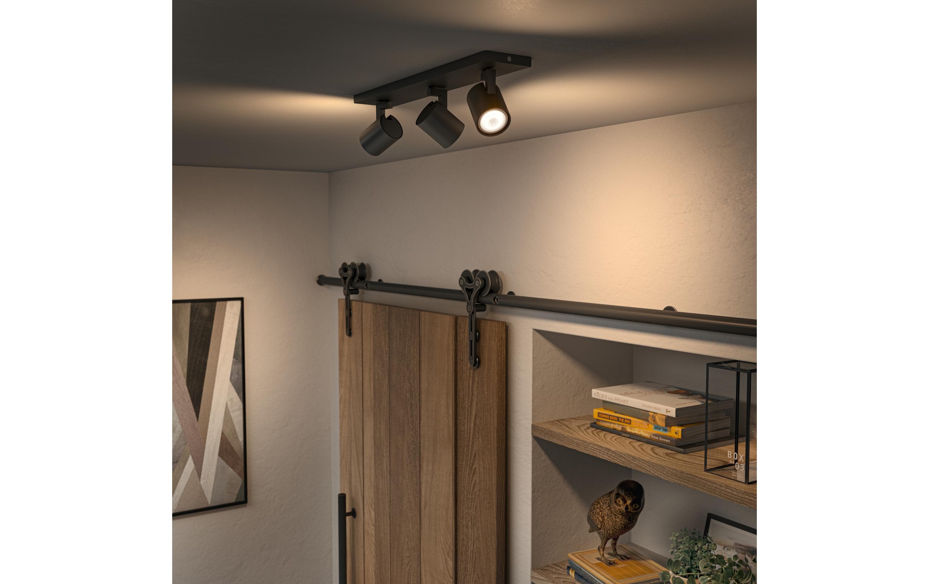 White Ambiance Runner 3er-Spot Schwarz<br>Flexibles Licht für jeden Raum