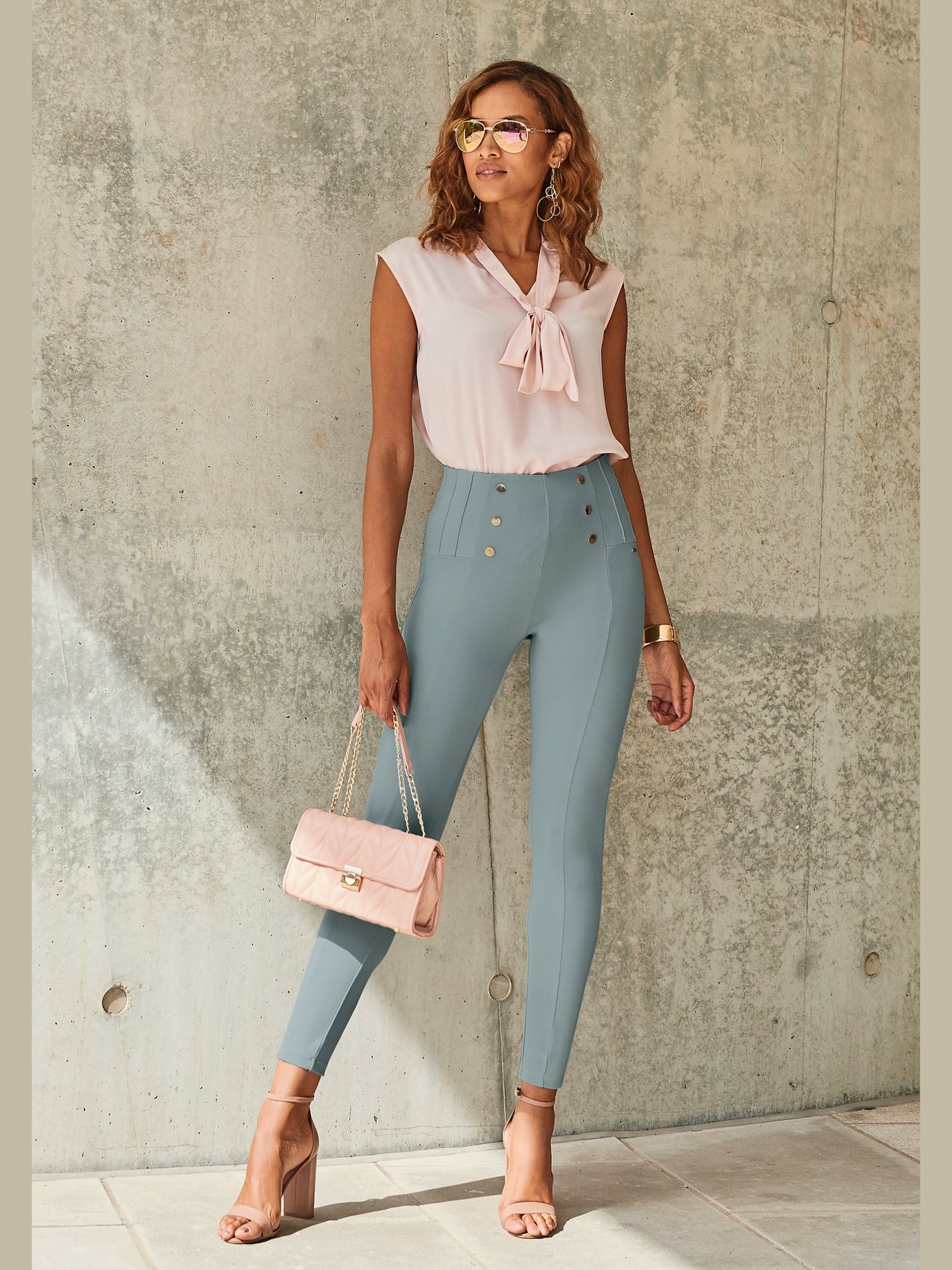 Legging taille haute caleçon taille haute