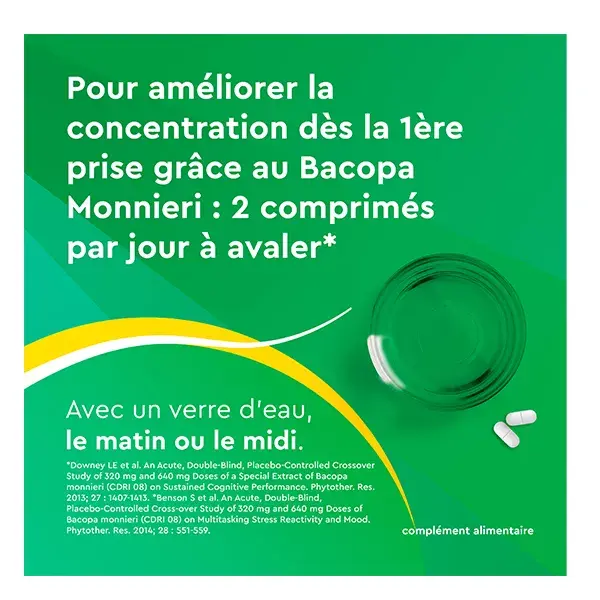 Euphytose Stress ® Concentration - Stress 30 comprimés