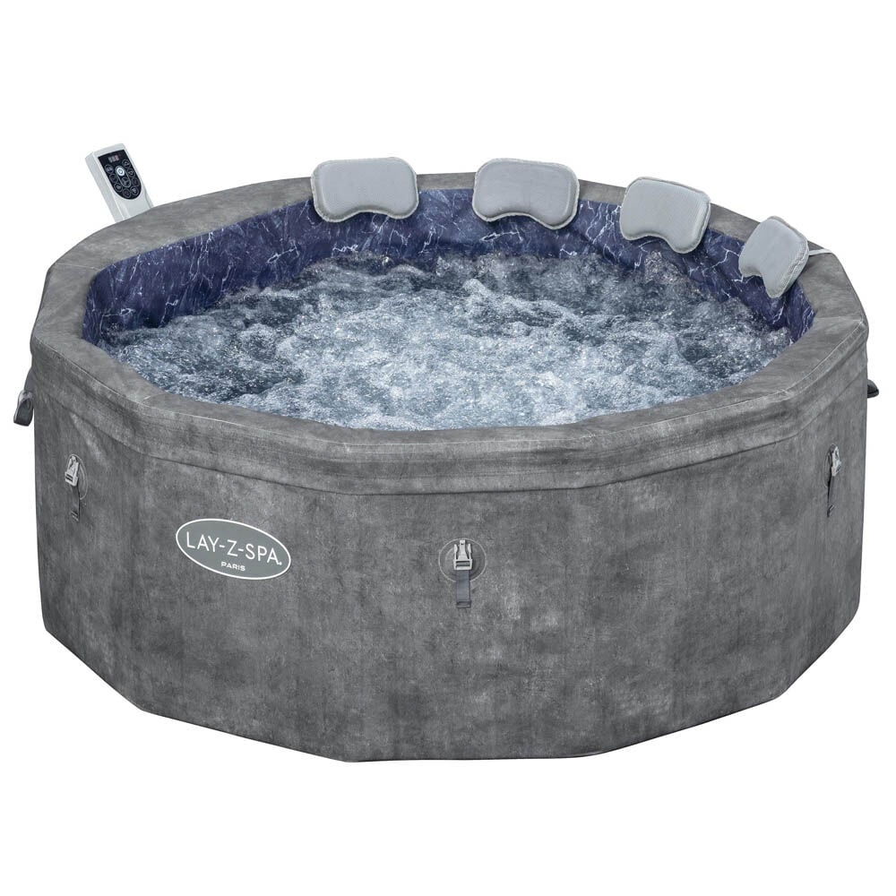 Bestway Carrara Airjet - Lay-Z-Spa - Grijs - 65x170x170 cm - 170 cm