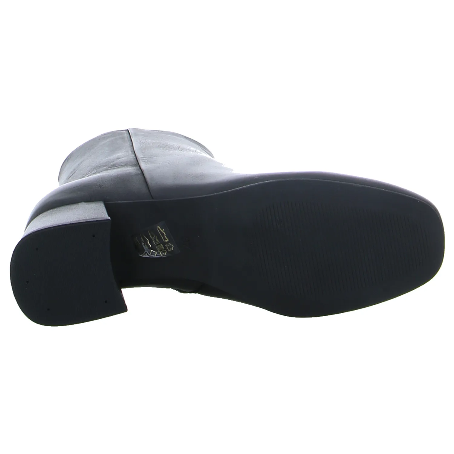 SCHUHENGEL Stiefelette Schwarz Leder