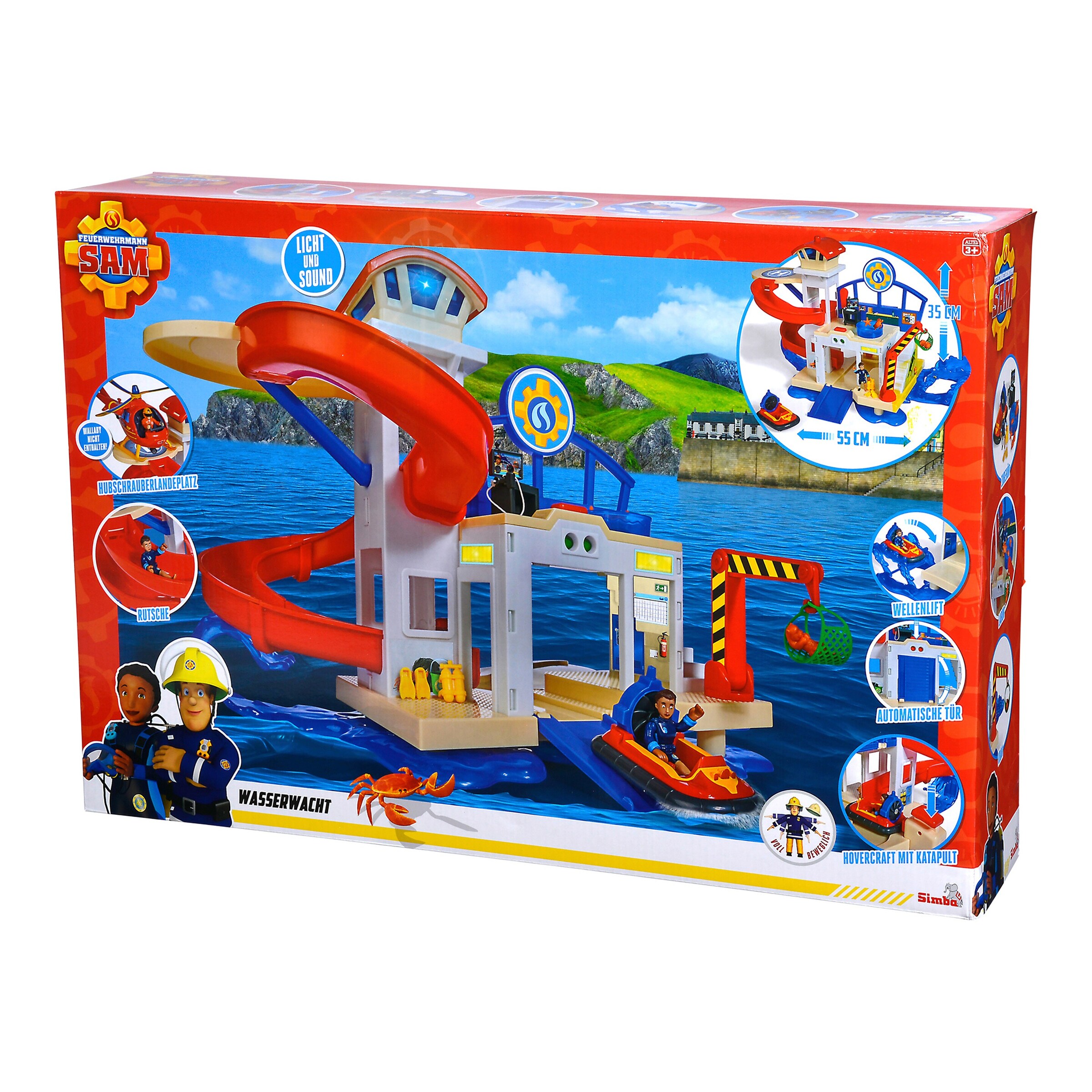 Simba - Feuerwehrmann Sam Spielhaus Sam neue Wasserwacht